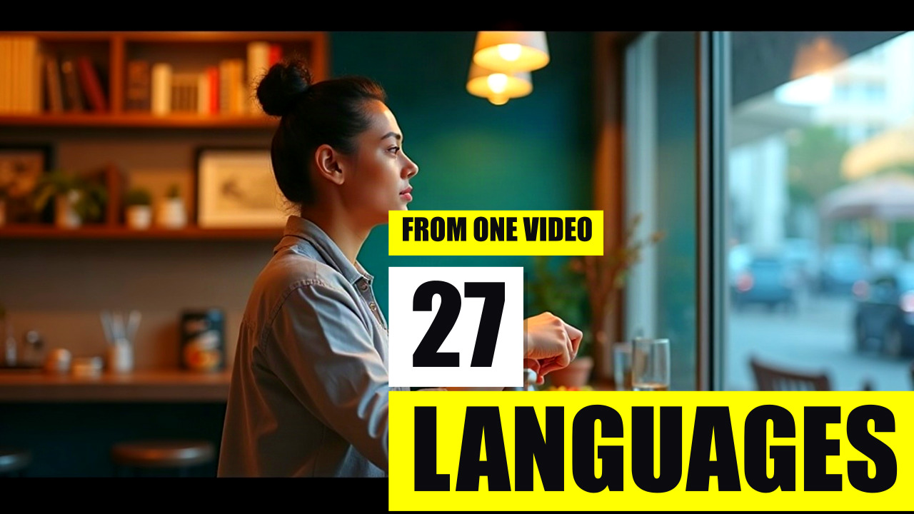 AI Dubbing - one video, 27 languages